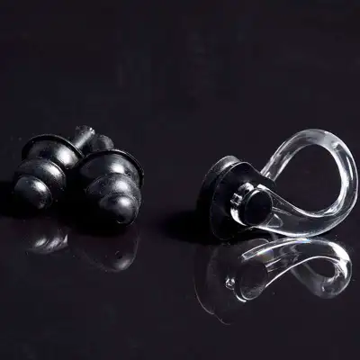 Swimming Nose Clip Ear Plugs Set for Women