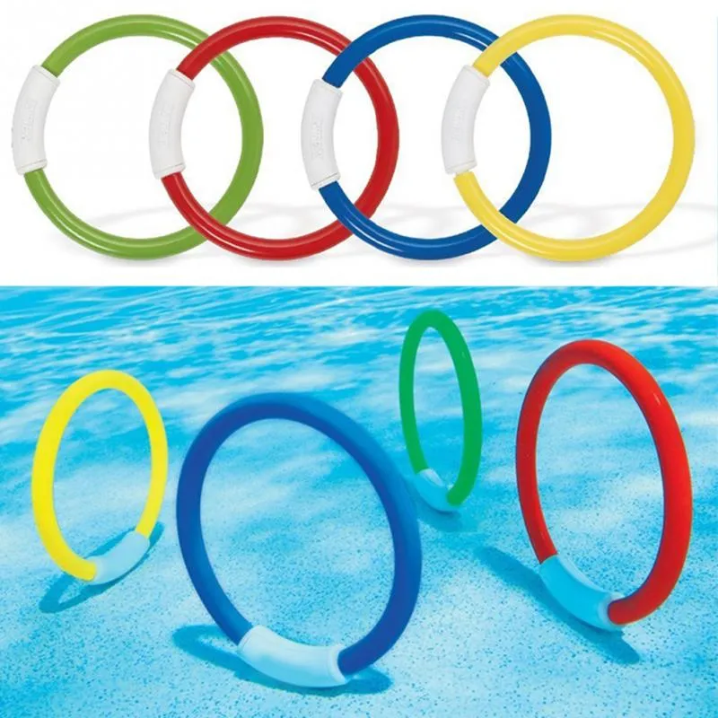 Children Summer Colorful Diving Ring Toy Set for Swimming