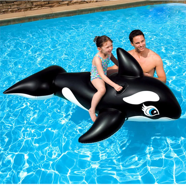 Children Whale Inflatable Seat Ring Swimming Pool Toy
