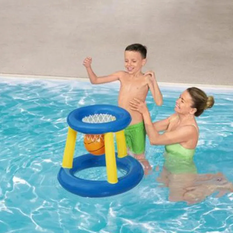 Inflatable Water Basketball Hoop Shoot Toy for Women Swimwear Accessories