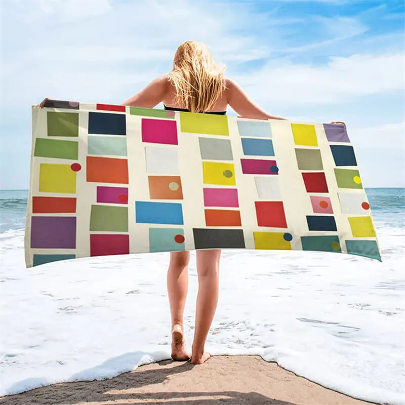 140*70cm Fashion Printing Beach Towel for Women