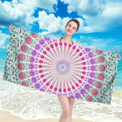 140*70cm Fashion Printing Beach Towel for Women