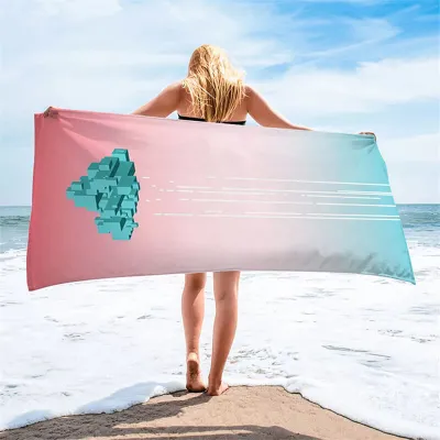 140*70cm Fashion Printing Beach Towel for Women