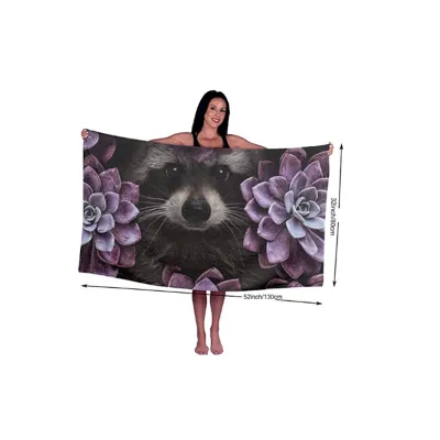 Cute Animal Print Superfine Fiber Beach Towel