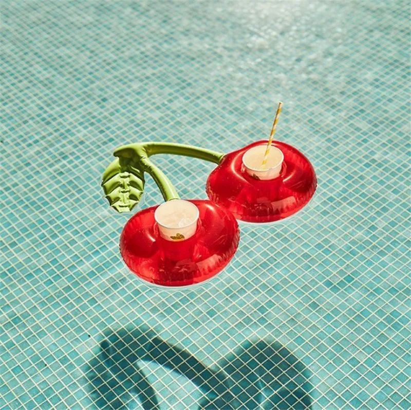 Cherry Shape Swimming Pool Cup Holder PVC