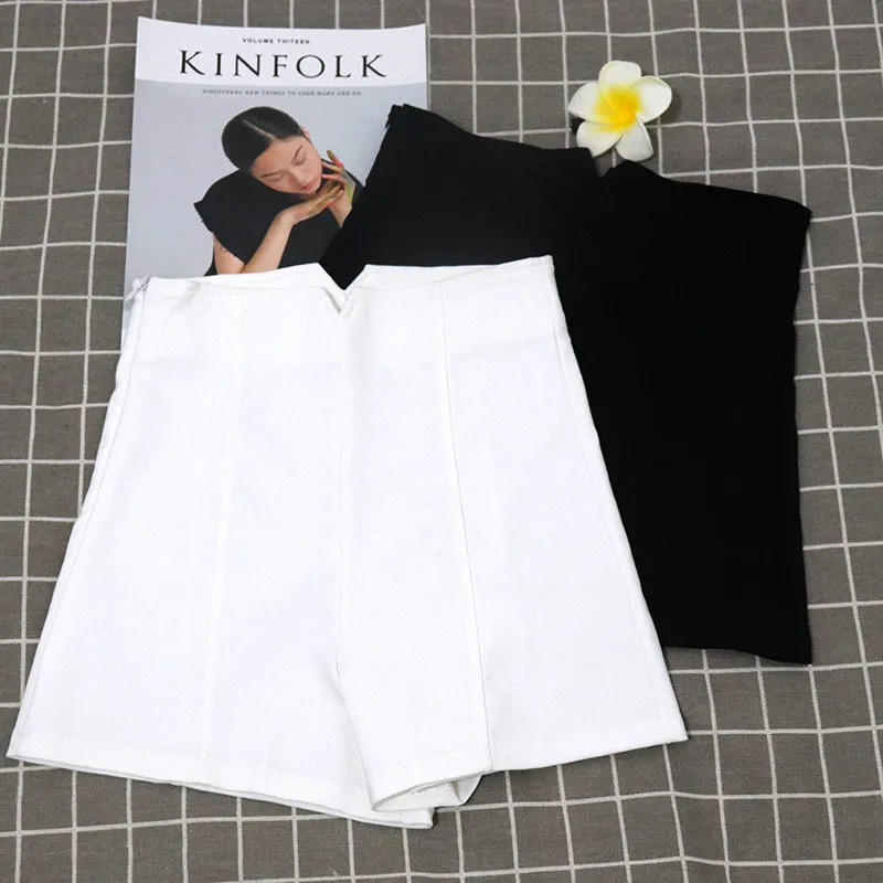 S-XL Women's Elegant High Waisted Wide Leg Shorts