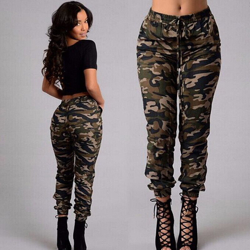 Army print jogger pants online