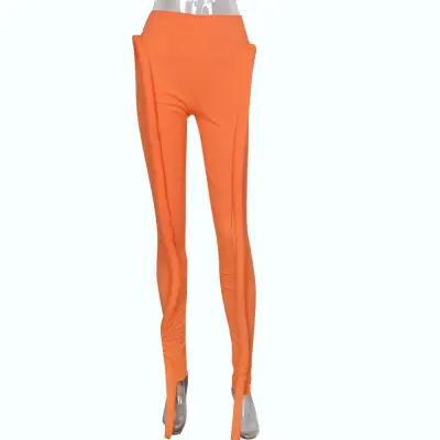S-L Women Fashion Creative Design Solid Color Pants