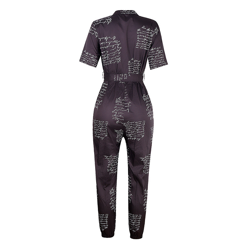 Wholesale S-XXL Women Casual Lapel Short Sleeve High Waist
