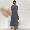 Navy Blue Dot