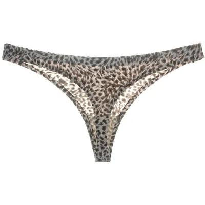 Women Sexy Low Waisted Leopard Print Seamless Panties