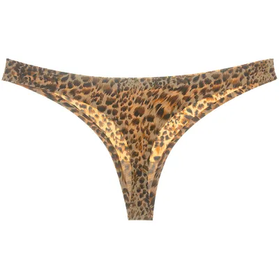Women Sexy Low Waisted Leopard Print Seamless Panties