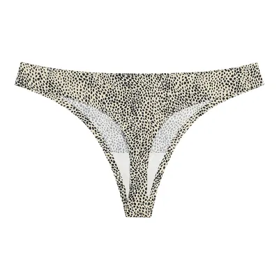 Women Sexy Low Waisted Leopard Print Seamless Panties