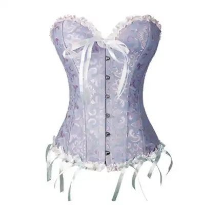 XS-6XL Women Vintage Single Breasted Lace-up Belly Corset Shapewear