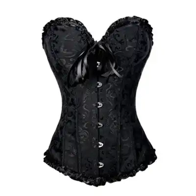 XS-6XL Women Vintage Single Breasted Lace-up Belly Corset Shapewear