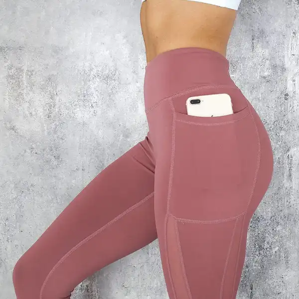 S-XL Women Fashion Mesh Patchwork Sports Leggings