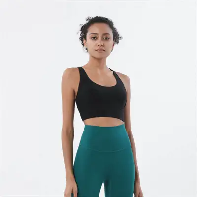 S-XL Women Crossed Strap Sports Tank Top