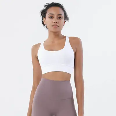 S-XL Women Crossed Strap Sports Tank Top