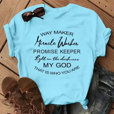 S-3XL Women Street Hipster Letter Slogan Printed Cotton T-shirt