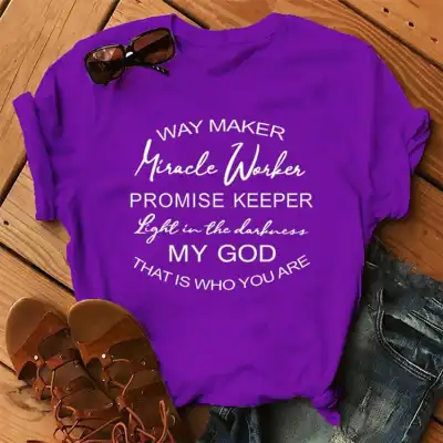S-3XL Women Street Hipster Letter Slogan Printed Cotton T-shirt