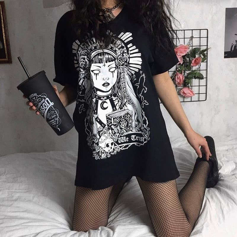 Tシャツ・カットソー LMC GOTHIC OVAL TEE black 0LM23STS152BLK 1079d45cfaa285fd0953bb10622dbd