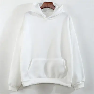 M-3XL Women Casual Solid Color Pocket Hoodie