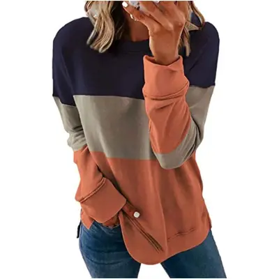 S-5XL Women Graffiti Printed Long Sleeve Top Urban Leisure