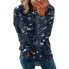 Graffiti Printed-Navy Blue