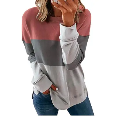 S-5XL Women Graffiti Printed Long Sleeve Top Urban Leisure