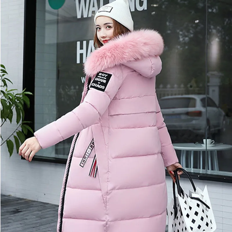 Women Winter Casual Hooded Fluffy Quilted Over Coat