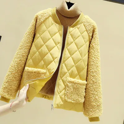 Plush Women Casual Pocket Design Teddy Coat
