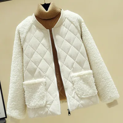 Plush Women Casual Pocket Design Teddy Coat