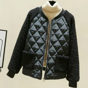 Plush Women Casual Pocket Design Teddy Coat