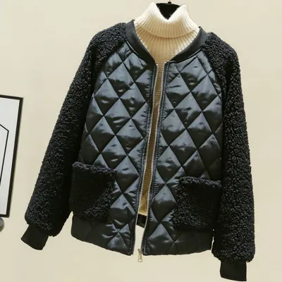 Plush Women Casual Pocket Design Teddy Coat