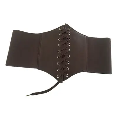 Women Fashion Solid Color PU Leather Shapewear Belt