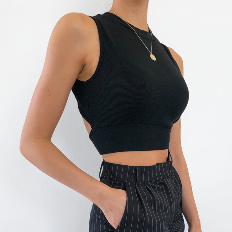 LV Spray Crop Top  ★関税込 Satin Cowl Neck Strappy Crop Top | Windsor