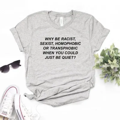 S-3XL Women Fashion Letter Slogan Printing Round-neck T-Shirts
