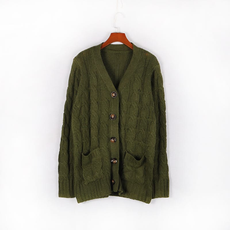 送料・関税込★KNITTED★Soft cotton single V-neck cardiga.n★ 送料・関税込☆KNITTED☆Soft cotton single V-neck cardiga.n
