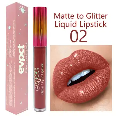 Evpct 15 Colors Glitter Liquid Lipstick Plumping Lip Gloss Set - Long Lasting Shimmer Lip Makeup