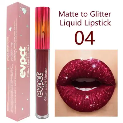 Evpct 15 Colors Glitter Liquid Lipstick Plumping Lip Gloss Set - Long Lasting Shimmer Lip Makeup