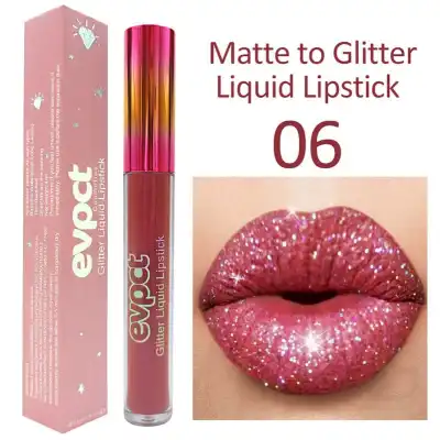 Evpct 15 Colors Glitter Liquid Lipstick Plumping Lip Gloss Set - Long Lasting Shimmer Lip Makeup