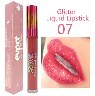 Evpct 15 Colors Glitter Liquid Lipstick Plumping Lip Gloss Set - Long Lasting Shimmer Lip Makeup