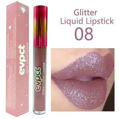 Evpct 15 Colors Glitter Liquid Lipstick Plumping Lip Gloss Set - Long Lasting Shimmer Lip Makeup
