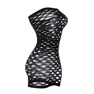 Women Fishnet Elasticity Sexy Hollow Lingerie Bodysuit