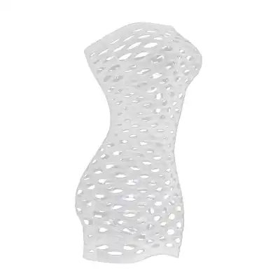 Women Fishnet Elasticity Sexy Hollow Lingerie Bodysuit