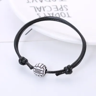 Simple Creative Ball Bead Adjustable Acrylic Bracelet Unisex Jewelry