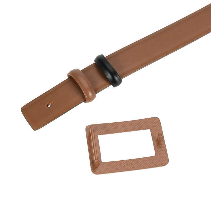 Wholesale Women Simple Square Buckle Design Solid Color All