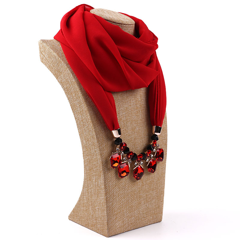未着用　D.Exterior　scarf-style necklace The Cabo Scarf Necklace – A Wild Hair Boutique