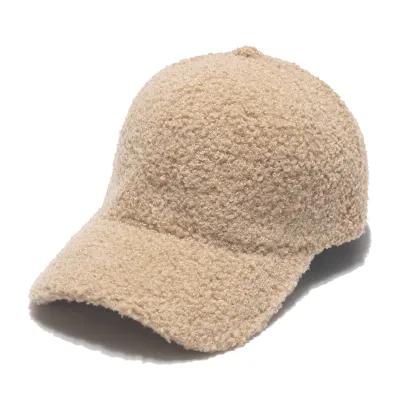 Women Winter Solid Color Plush Cap