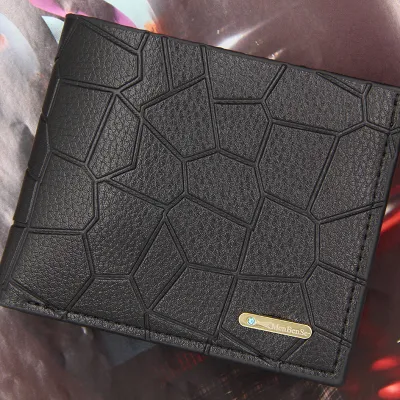 Men Vintage Solid Color Large-Capacity Coin Wallet PU Leather